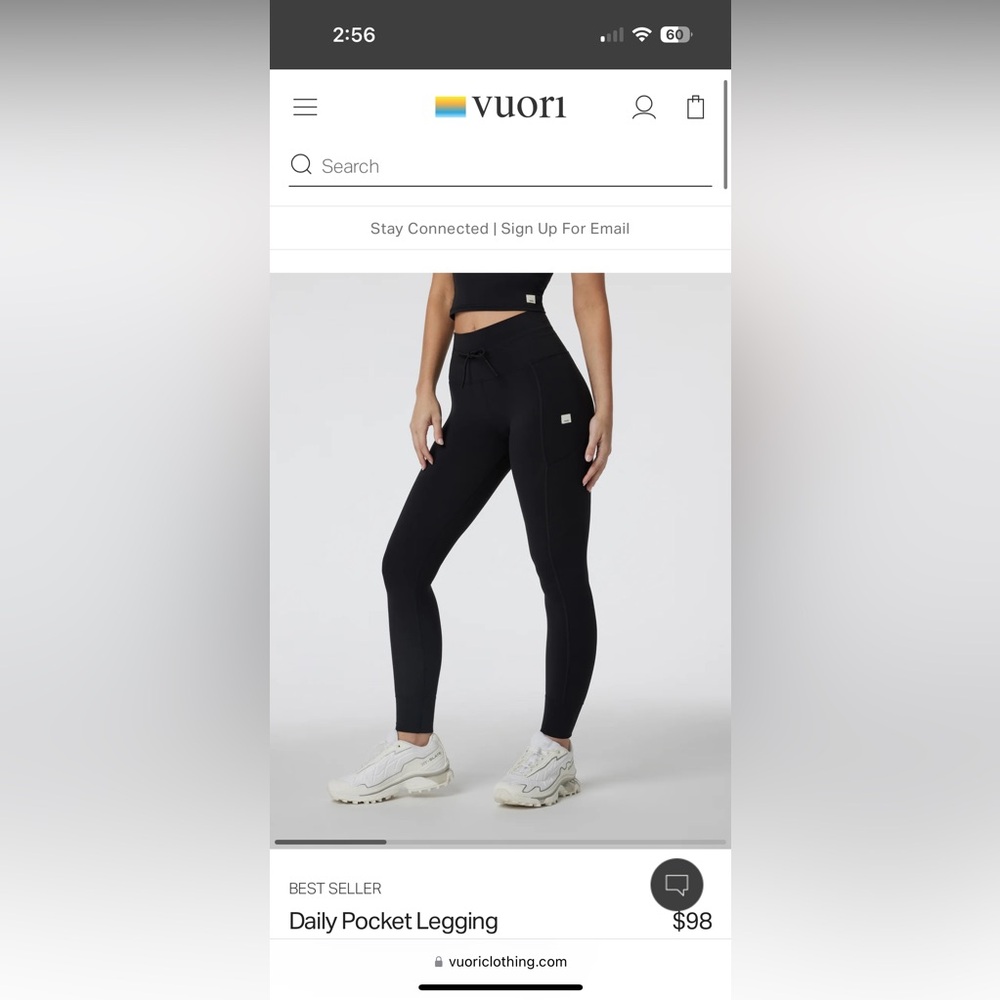 Vuori Daily Pocket Legging- Brand New Size Small